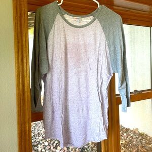 Womens XL Lularoe Randy baseball T